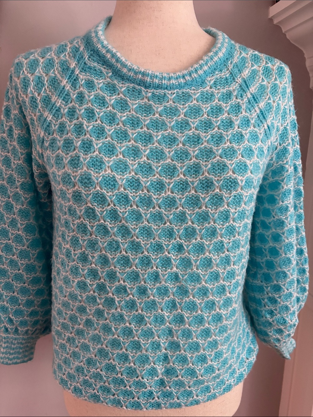 LILY PULITZER ‘Corabelle’ Sweater Size X-Small Turquoise